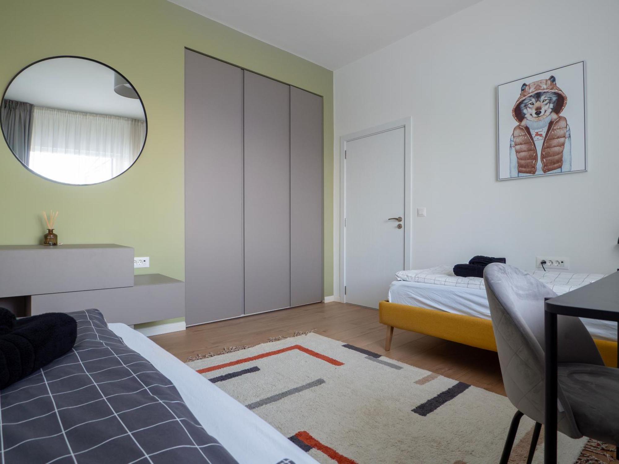 Central Apartment Parking Two Bedrooms Sky Terrace Sofia Exteriör bild